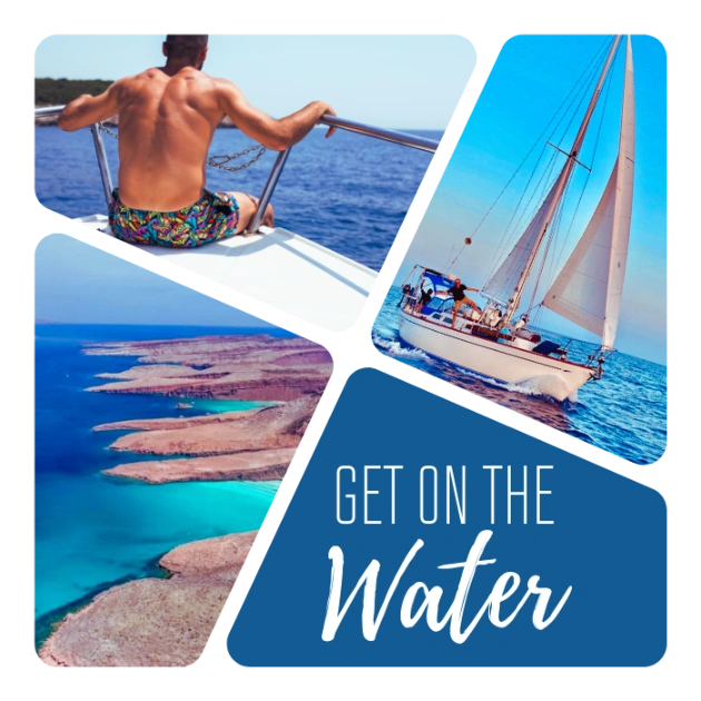 Get On The Water Collage